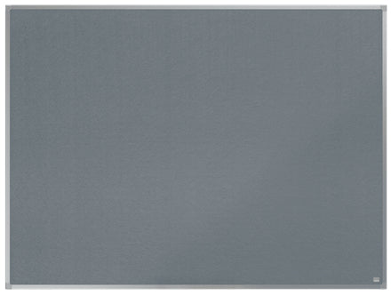 Nobo Pinnwand – Filz, Alurahmen – 121 × 90,5 cm, Grau, Essence