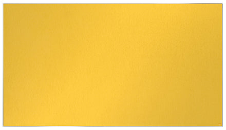 Nobo Pinnwand – Filz, Alurahmen – 189,4 × 107,1 cm, Gelb, Impression Pro Widescreen