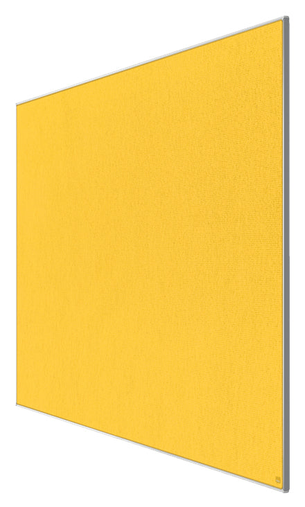 Nobo Pinnwand – Filz, Alurahmen – 189,4 × 107,1 cm, Gelb, Impression Pro Widescreen