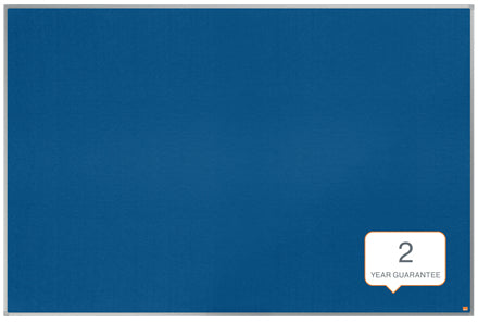 Nobo Pinnwand – Filz, Alurahmen – 180 × 120 cm, Blau, Essence