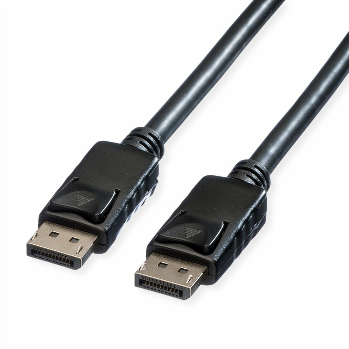 ROLINE DisplayPort Kabel DP 1.2 4K 60 Hz – 7,5 m – verriegelbar