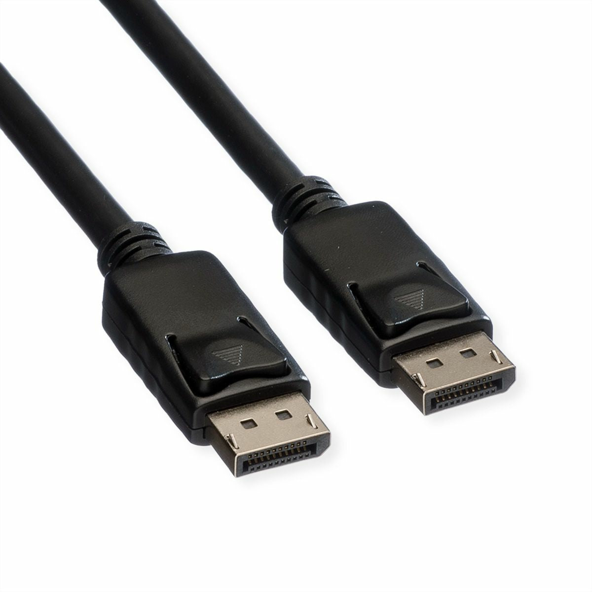 ROLINE DisplayPort Kabel DP 1.2 4K 60 Hz – 7,5 m – verriegelbar