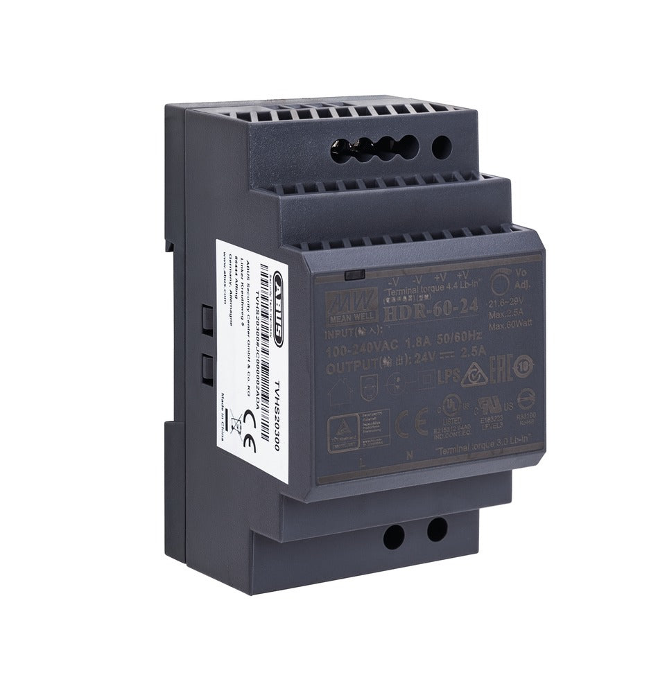 ABUS Netzteil – 53 × 90 × 55 mm, schwarz