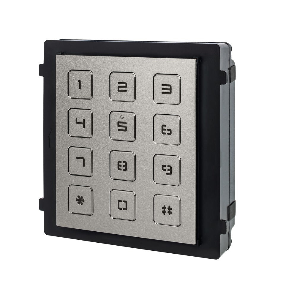 ABUS Nummertastatur-Türsprechanlage 20030 – 98 × 34 × 100 mm, silber, IP65