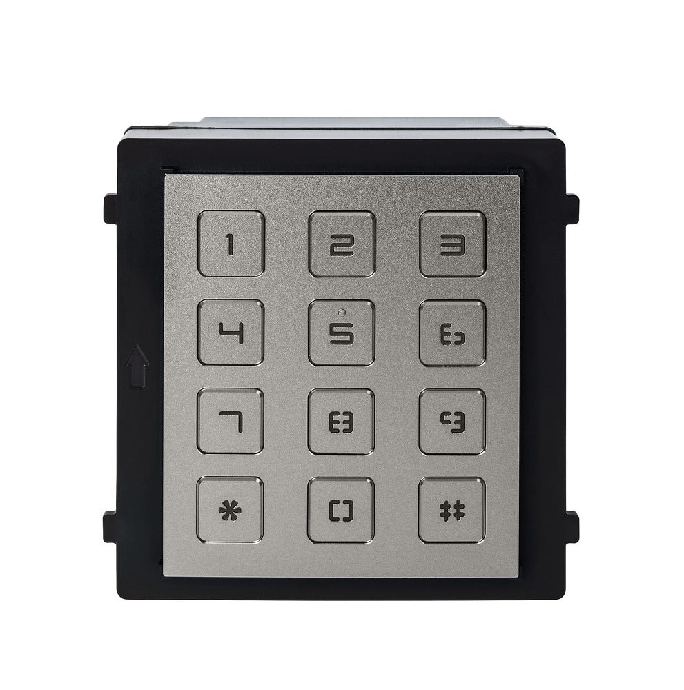 ABUS Nummertastatur-Türsprechanlage 20030 – 98 × 34 × 100 mm, silber, IP65