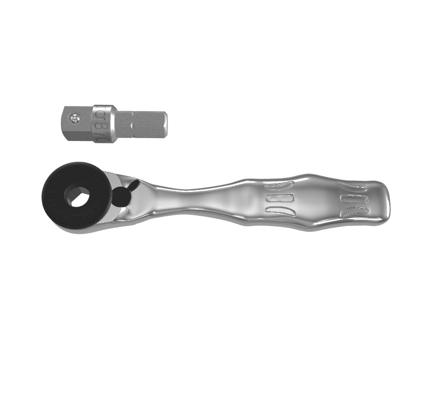 Wera Zyklop Mini – Bithalter 1/4", mit Ratsche, 180 mm – 8001 A