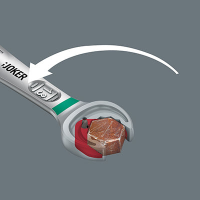 Wera Joker – Maul-Ringratschen-Schlüssel 8 mm Schlüsselweite 8 SB