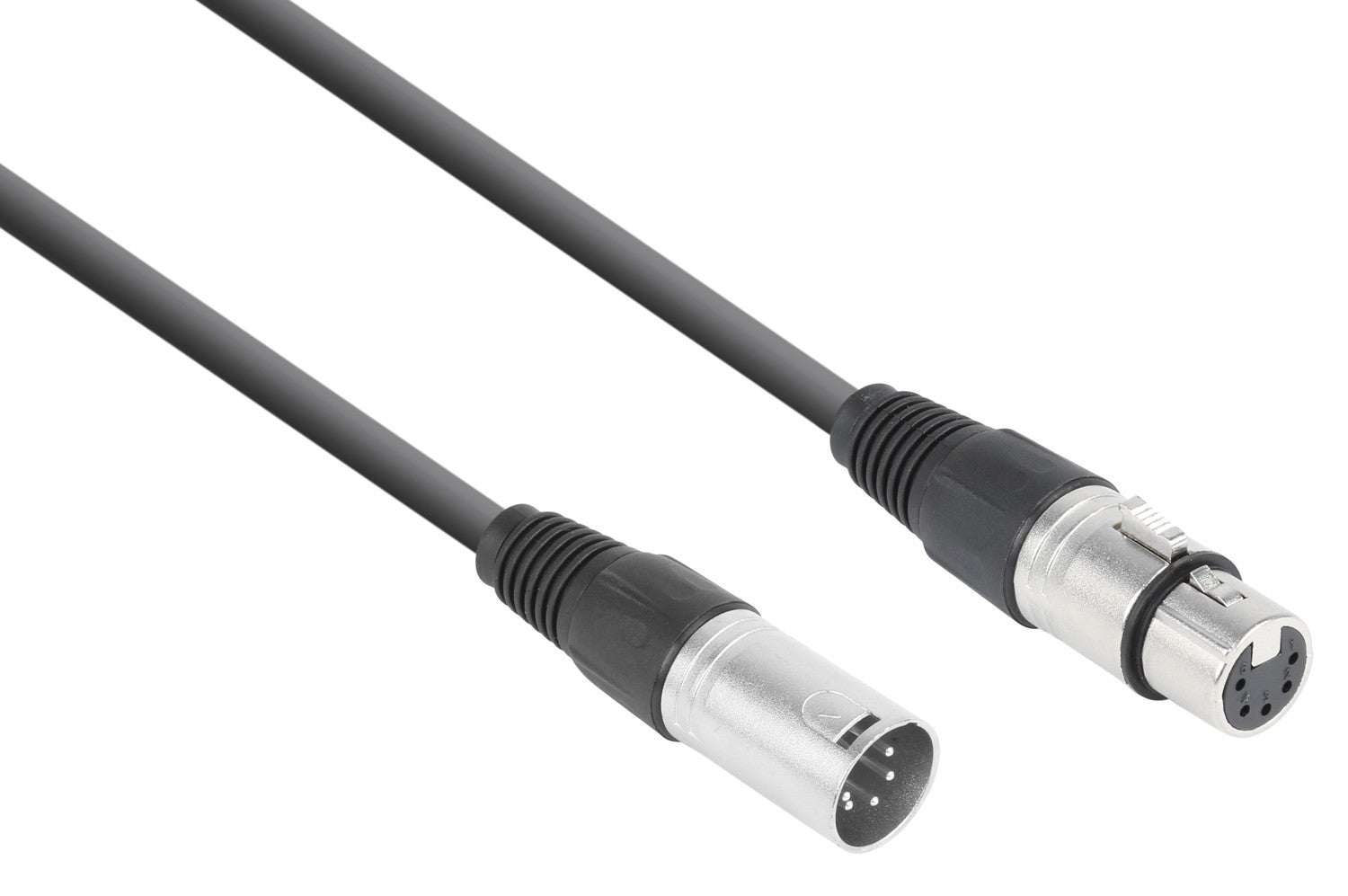 PD-Connex XLR-Kabel – XLR (5-pol) M–F – 3 m, magnetisch abgeschirmt