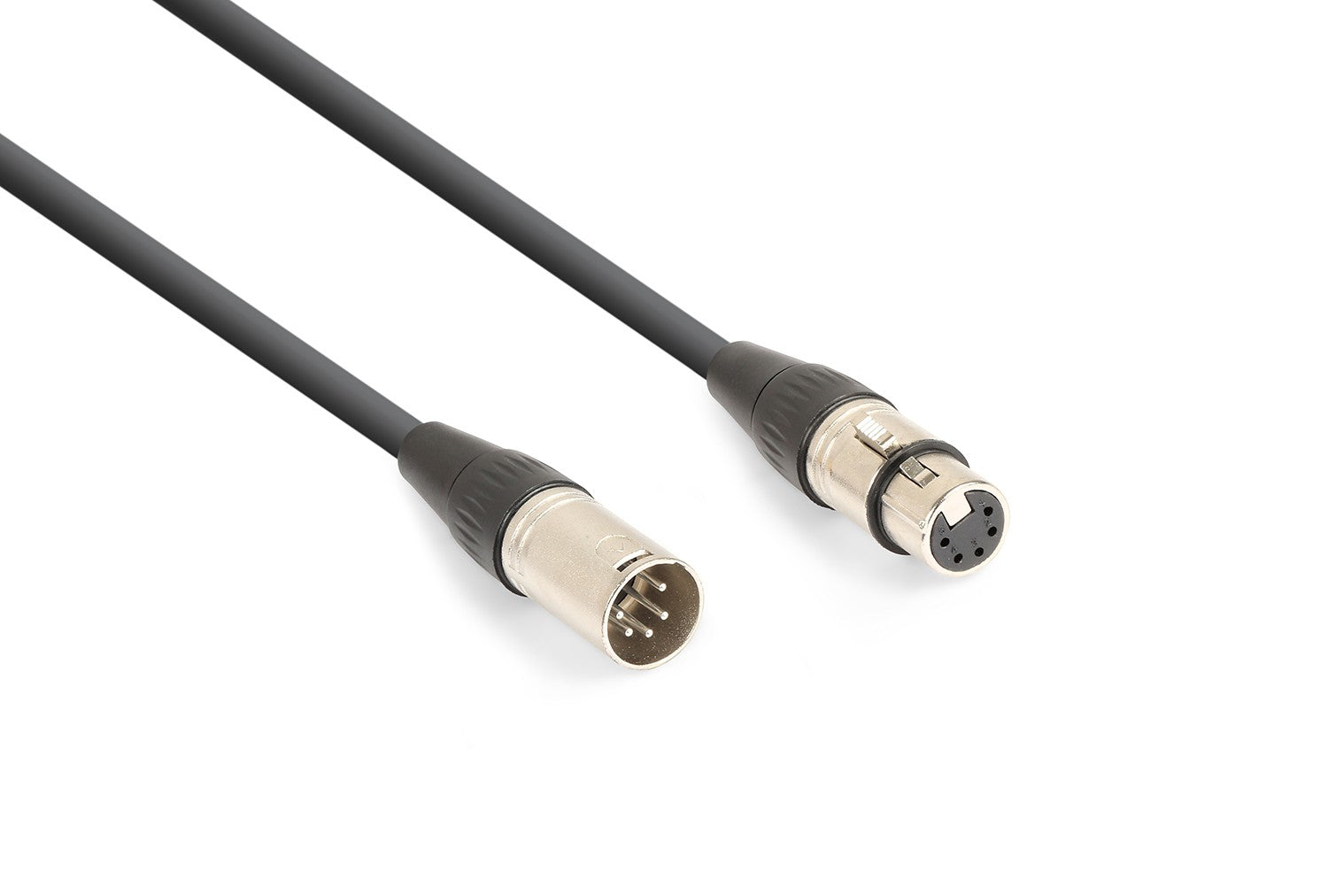 PD-Connex CX102-20 – XLR-Kabel 5-polig (M→F), 20 m, magnetisch abgeschirmt, Schwarz