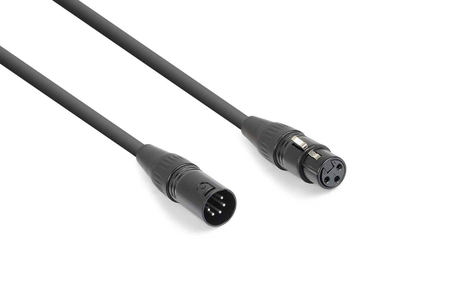 PD-Connex XLR-Kabel – 3-pol Buchse – 5-pol Stecker – 0,1 m