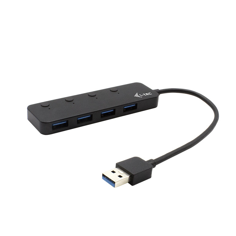 i-tec USB-Hub – 4× USB-A, für Windows/Mac/Linux