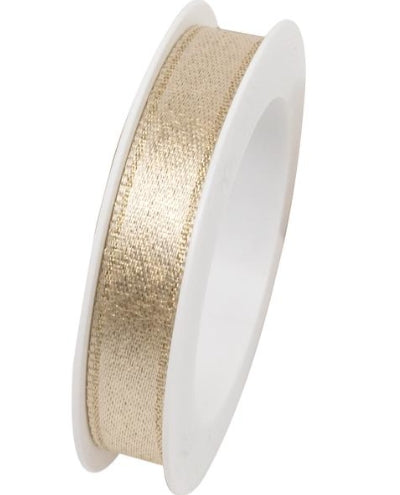 Braun + Company Geschenkband Brilliant Gold – 10 mm × 3 m
