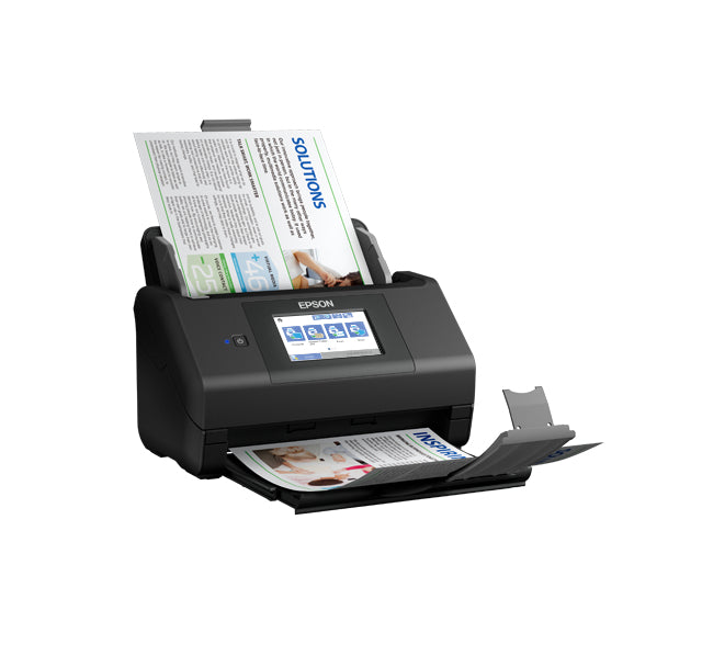 Epson WorkForce ES-580W – Dokumentenscanner, A4, Duplex, 35 ppm, 600 dpi, ADF 200 Blatt, WLAN, USB