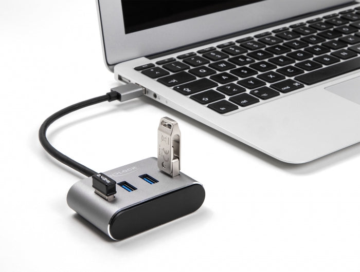 DeLOCK USB-Hub – USB 3.1 Gen 2, 4× USB-A, für Windows/Mac/ChromeOS