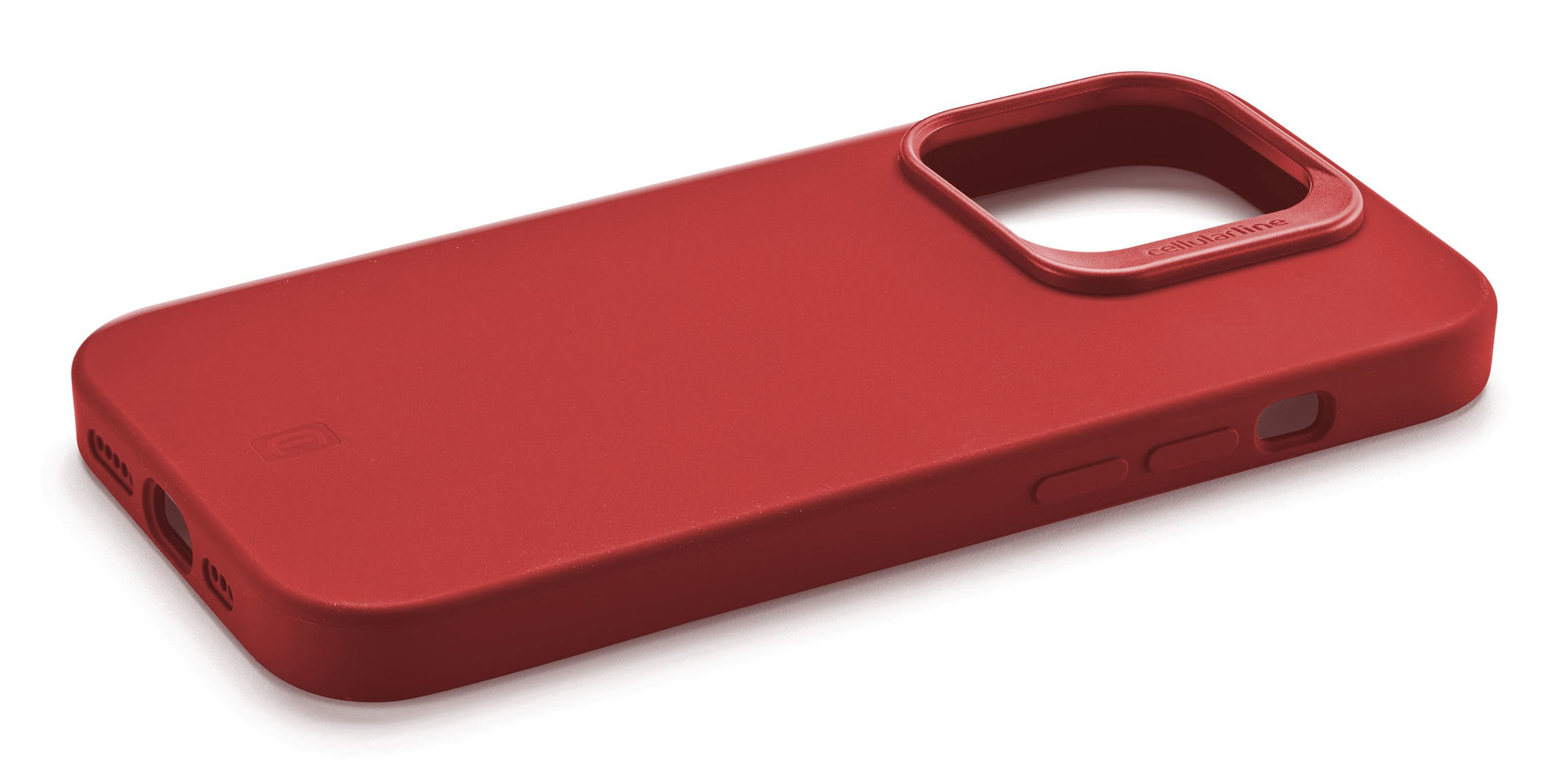 Cellularline Backcover Sensation+ – für Apple iPhone 15 – Rot – Silikon