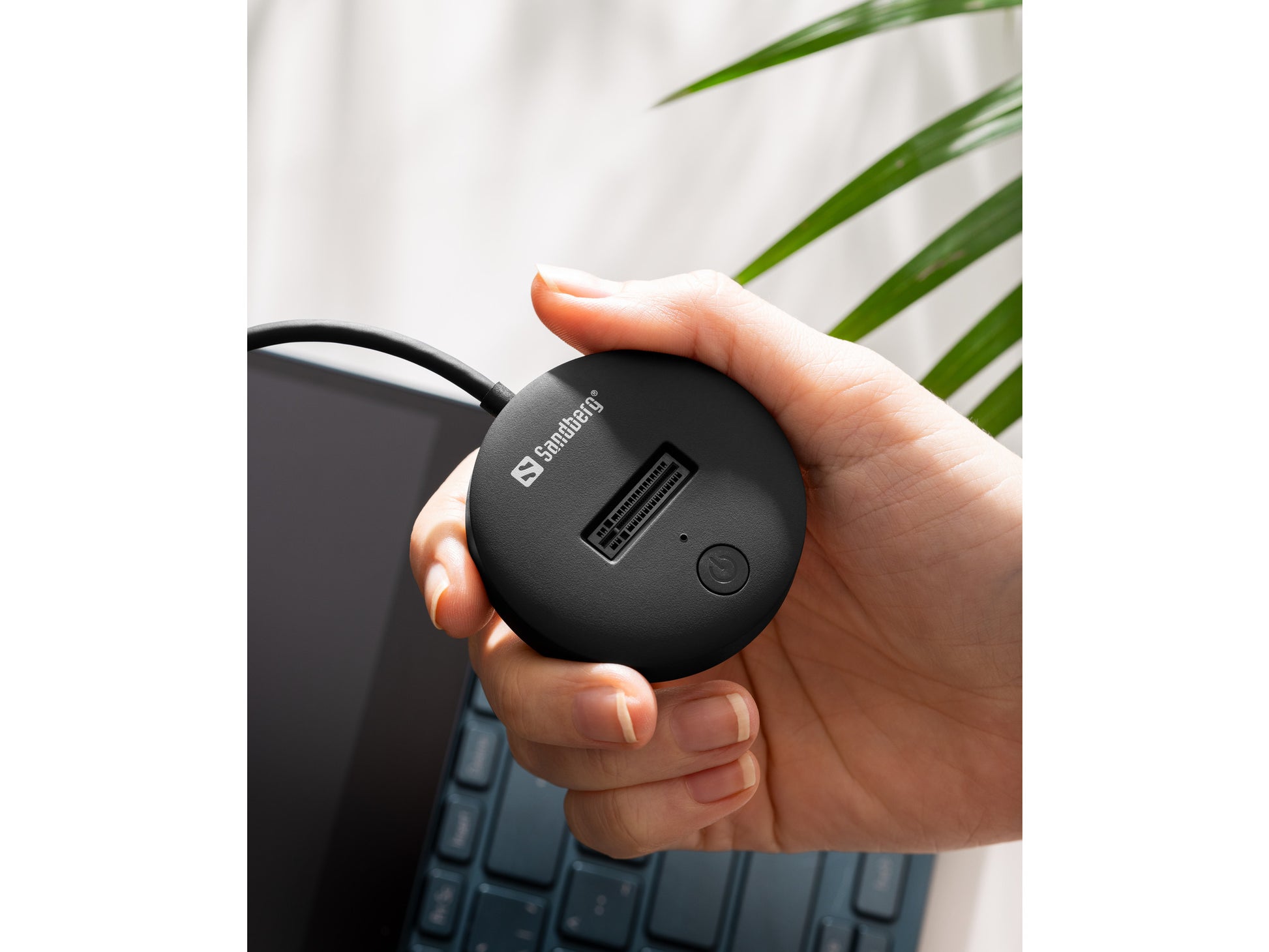 Sandberg Geräte-Dock – USB-C 10 Gbit/s, für M.2 NVMe SSD