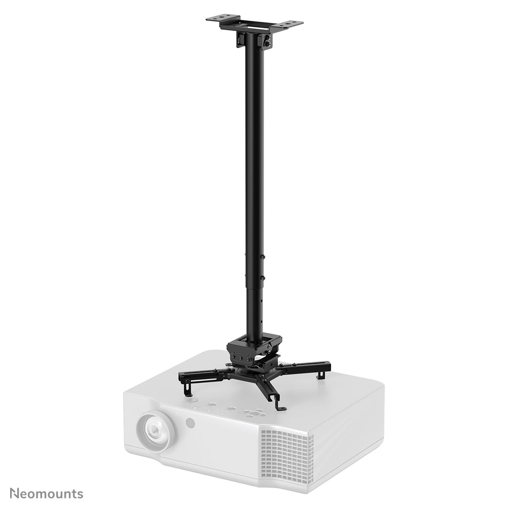 Neomounts CL25-550BL1 Projektor-Deckenhalterung – 74,5–114,5 cm, schwenkbar, neigbar, 35 kg, schwarz