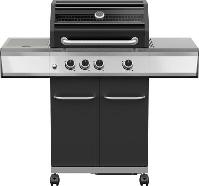 Outdoorchef Gasgrill AUSTRALIA EVO 335 – 3 Brenner, 3500 W, Flüssiggas, Warmhalterost – Schwarz/Silber