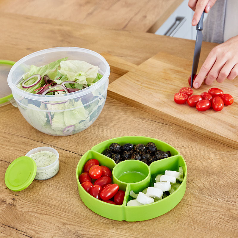 EMSA Clip&Go – Lunchbox 2,6 l, Ø 21,8 × 12,7 cm, Polypropylen/TPE, leckdicht