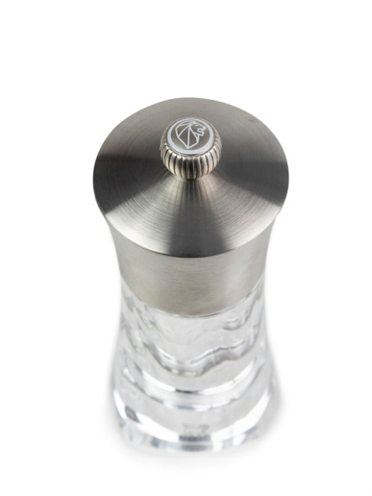 Peugeot Ouessant – Salz-/Pfeffermühle 14 cm, Acryl/Edelstahl, transparent