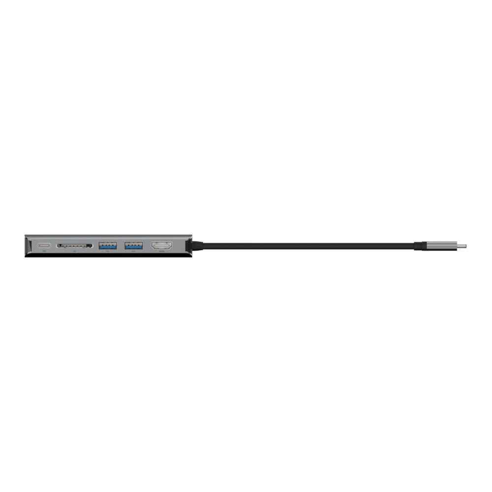 Belkin AVC008BTSGY Multiport-Adapter – USB-C, 1× HDMI, 2× USB-A, 100 W PD, GbE, SD