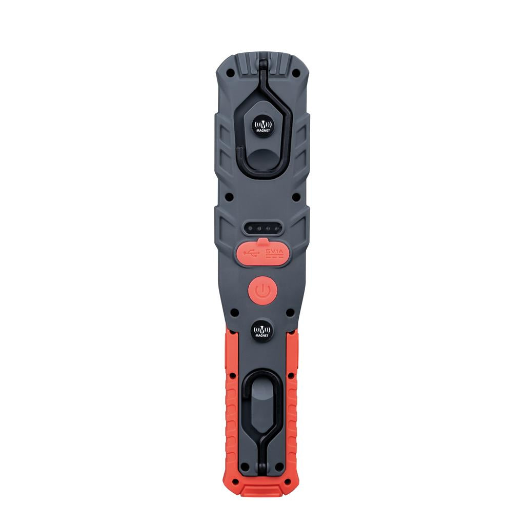 Dörr Arbeitsleuchte W-31 – 800 lm, 6000 mAh Akku, IPX4, USB-ladbar – Orange
