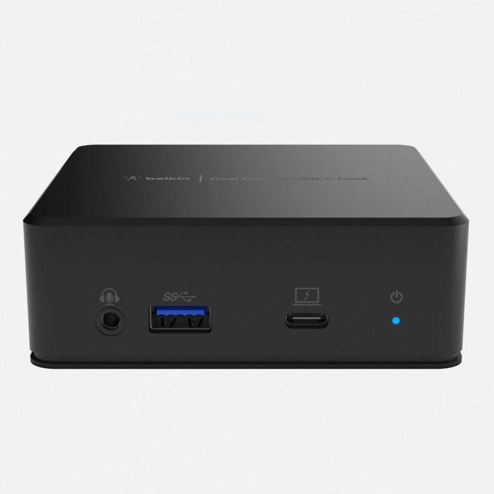 Belkin Dockingstation – USB-C, 2× HDMI, 3× USB-A, 85 W PD, 3,5 mm Audio, für Windows/Mac