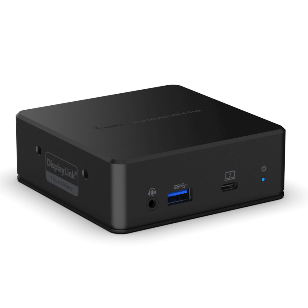 Belkin Dockingstation – USB-C, 2× HDMI, 3× USB-A, 85 W PD, 3,5 mm Audio, für Windows/Mac