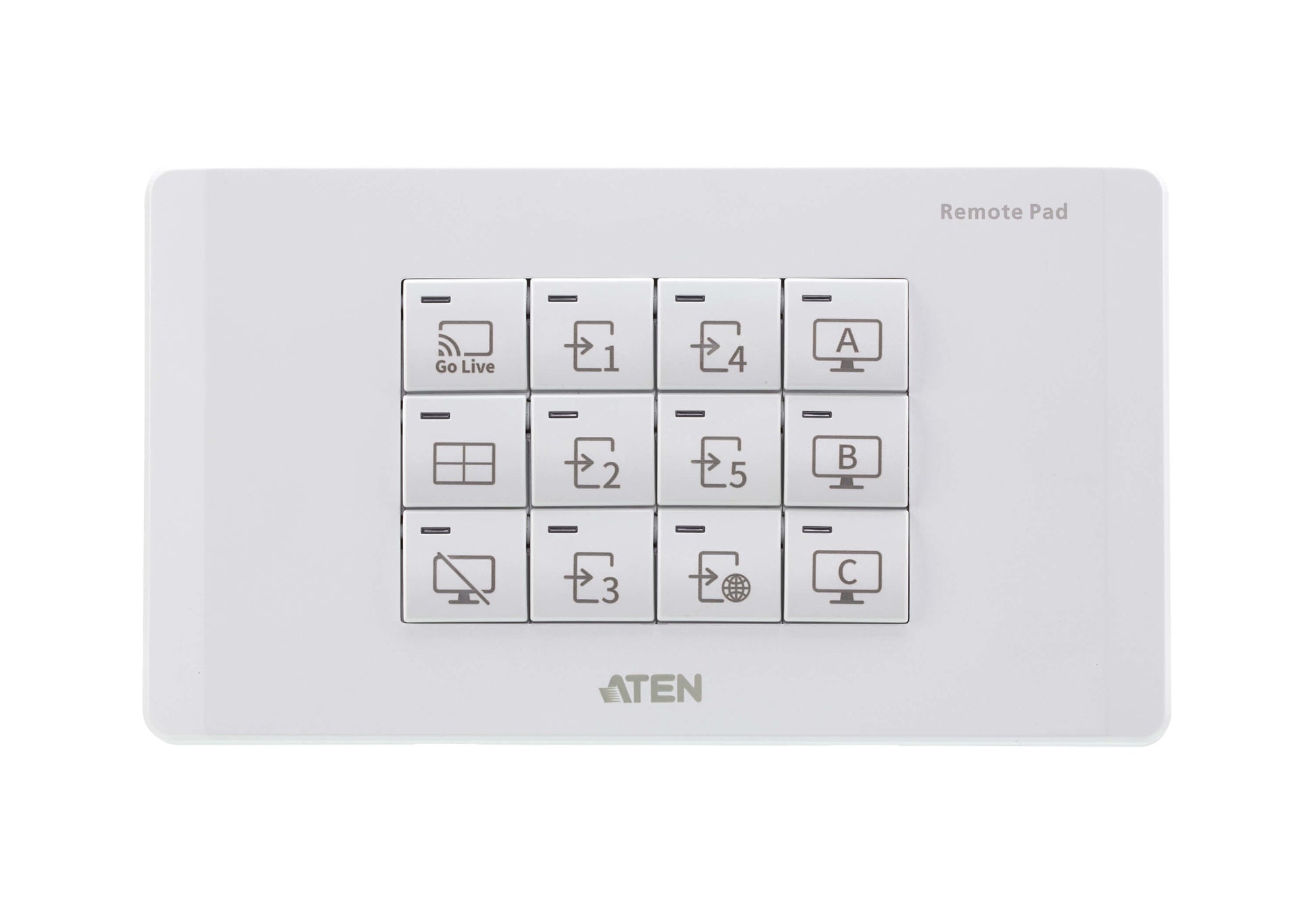 ATEN VPK312K1-AT-G – Bedienfeld – für VP2730 – 12 Tasten, PoE