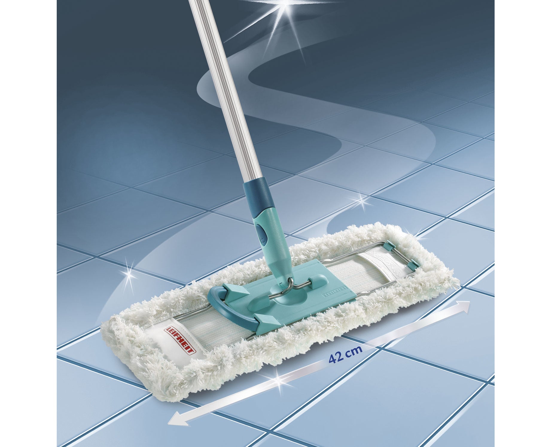 Leifheit Wischbezug – für Bodenwischer Profi XL Cotton plus – 42 cm – 1 Stk.