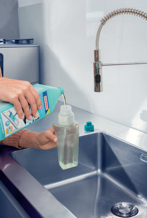 Leifheit Easy Spray – Sprühwischer – Wischbreite 42 cm, Sprühfunktion, Blau