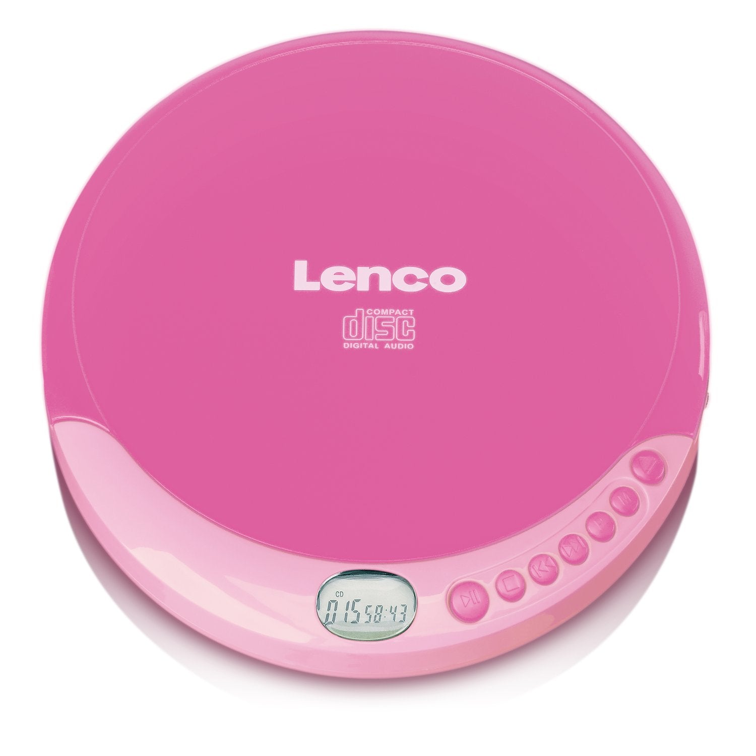 Lenco CD-011PK – Portabler CD-Player – Pink