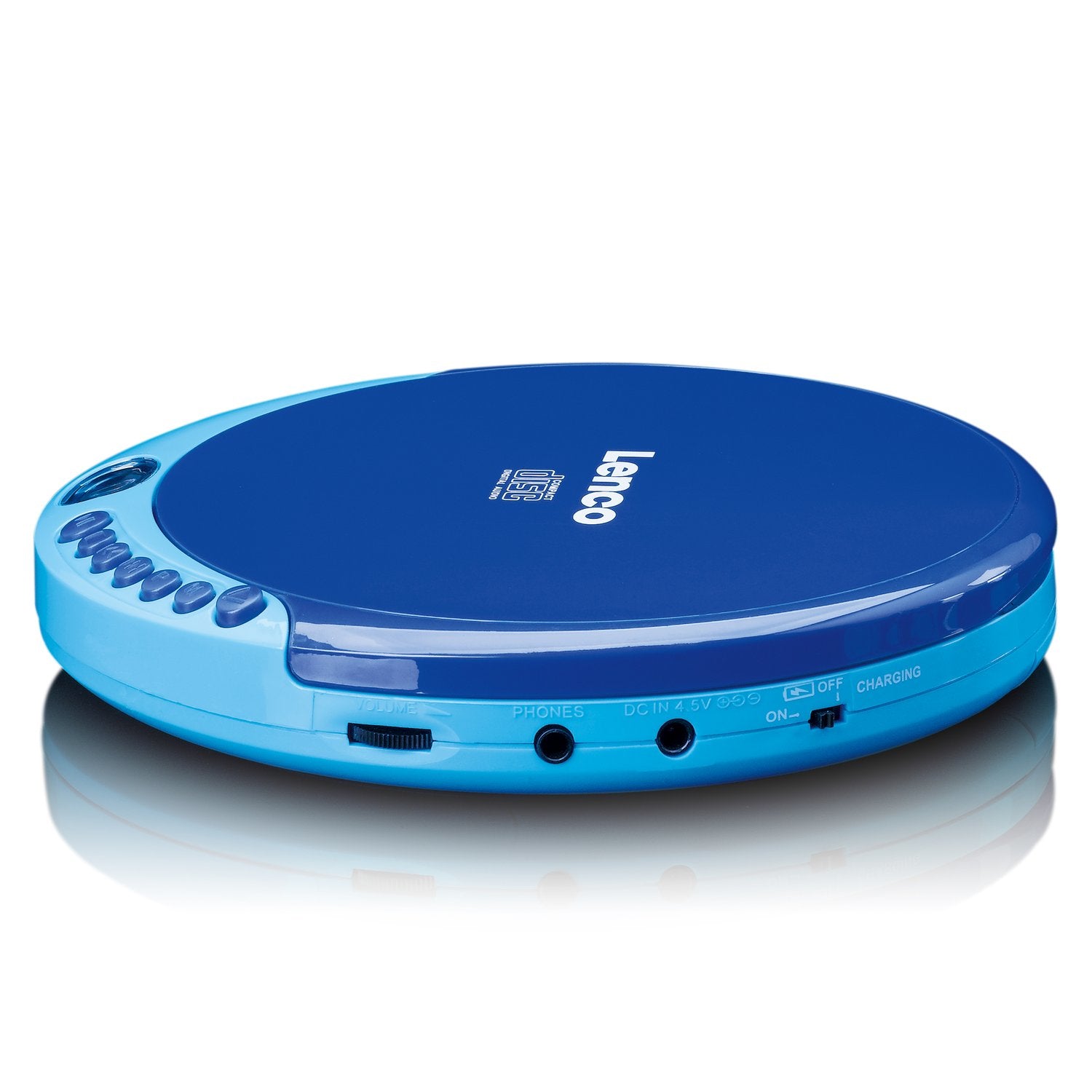 Lenco CD-011BU – Portabler CD-Player – Blau