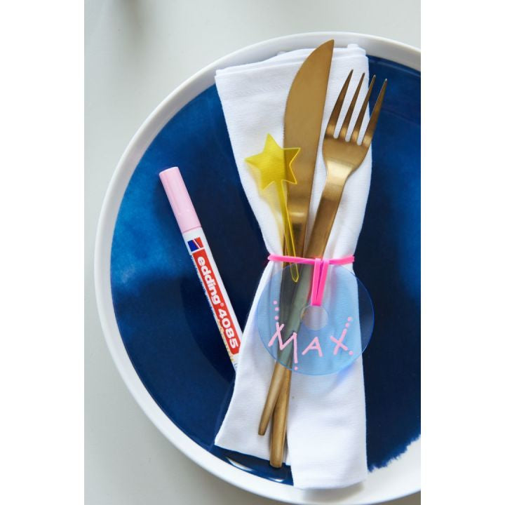 Edding 4085 Kreidemarker – Rund 1–2 mm – Schwarz, für Glas