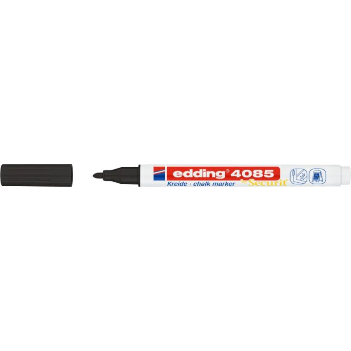 Edding Kreidemarker 4085 – Rund, 1–2 mm – Schwarz