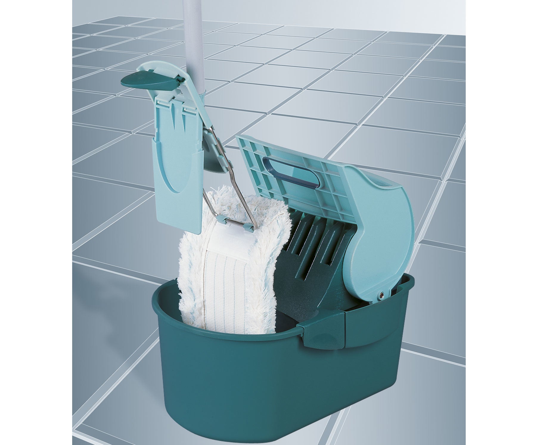 Leifheit Profi Compact – 8 l, Kunststoff, Türkis