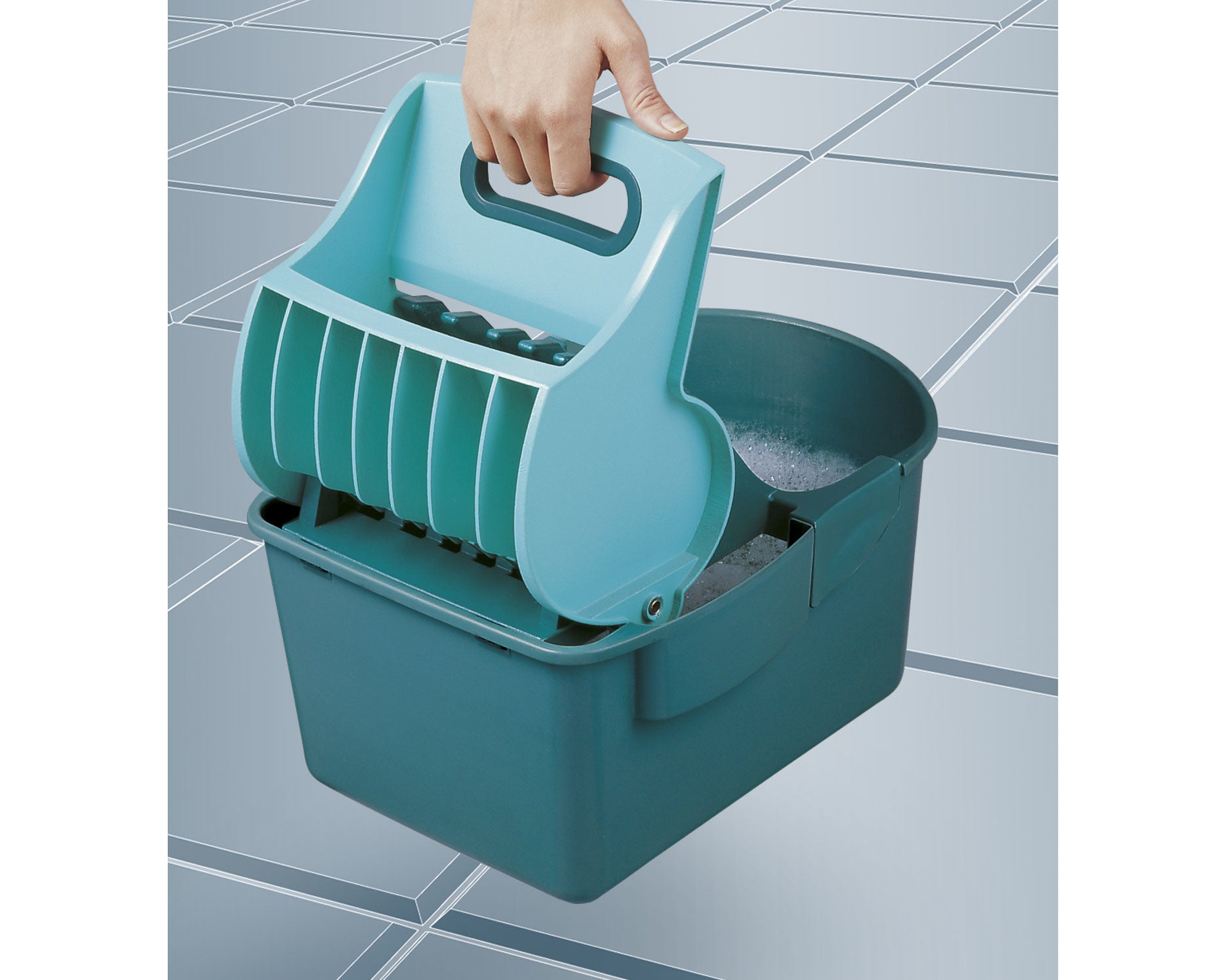 Leifheit Profi Compact – 8 l, Kunststoff, Türkis