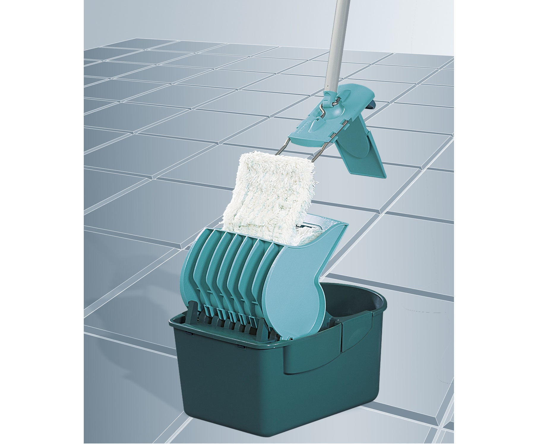 Leifheit Profi Compact – 8 l, Kunststoff, Türkis
