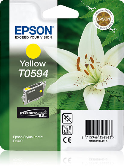 Epson Tintenpatrone T0594, Gelb, 520 Seiten