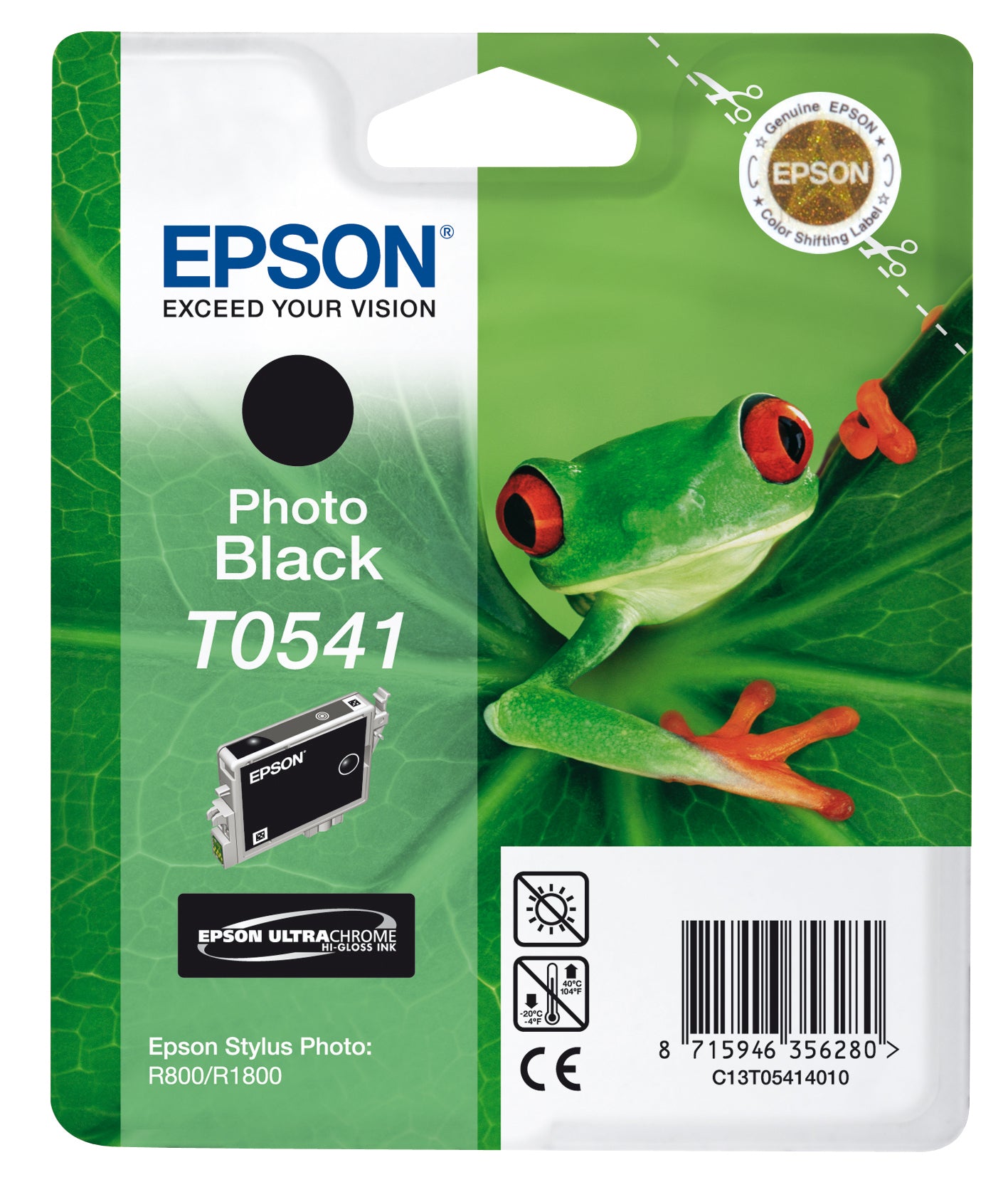 Epson Tintenpatrone T0541, Schwarz – für Epson