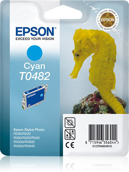 Epson Tintenpatrone T0482, Cyan