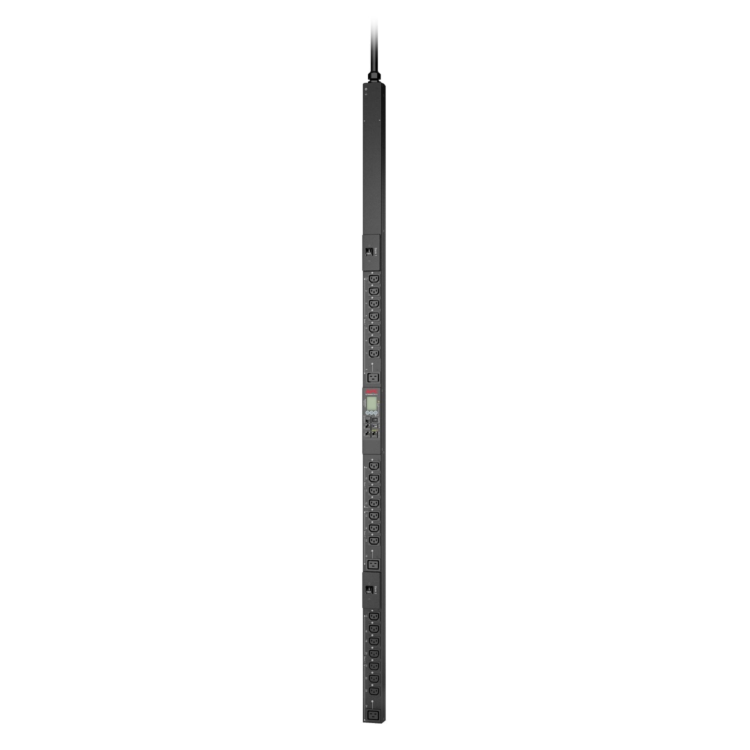 APC APDU9953 Rack-PDU (geschaltet) 7,4 kVA/7360 W – 0U senkrecht, IEC 60309 – 24× AC-Ausgänge (C13/C19) – schwarz