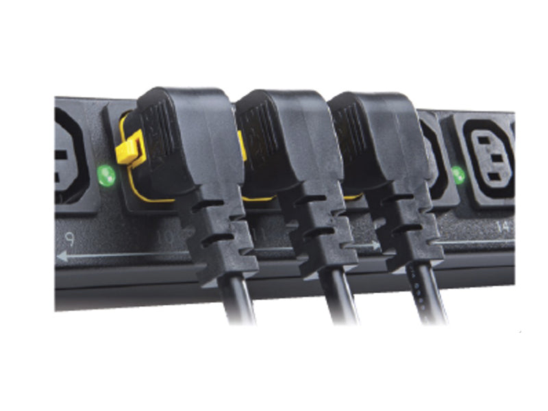APC APDU9953 Rack-PDU (geschaltet) 7,4 kVA/7360 W – 0U senkrecht, IEC 60309 – 24× AC-Ausgänge (C13/C19) – schwarz