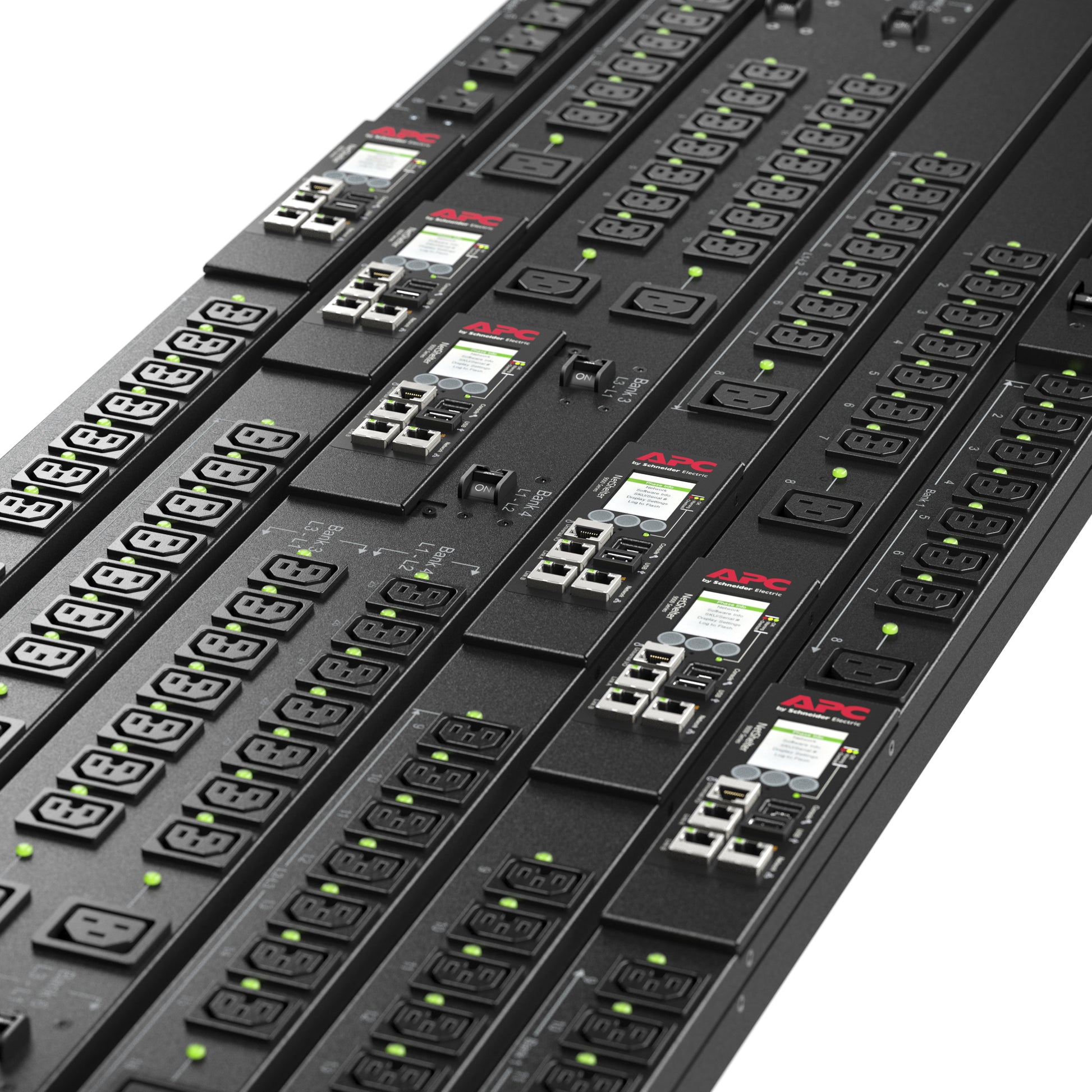 APC Rack PDU 9000 – Rack-PDU geschaltet, 3-phasig, 21× IEC C13 + 3× IEC C19, 16 A, Stecker IEC 60309