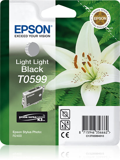 Epson Tintenpatrone T0599, Schwarz – für Inkjetdrucker, Multifunktionsgeräte