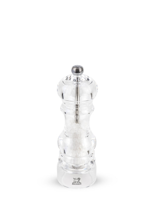 Peugeot Nancy – Salz-/Pfeffermühle 18 cm, Acryl, transparent, mit Stahlmahlwerk