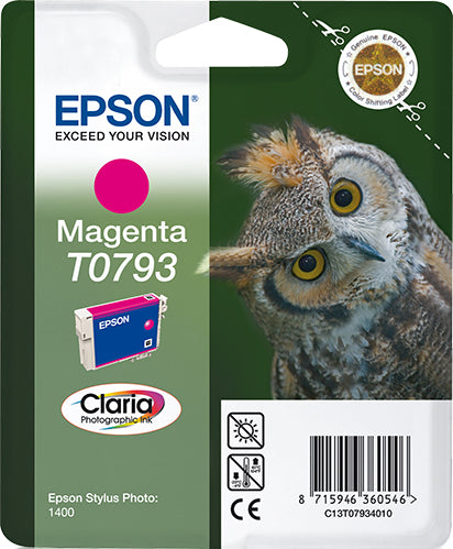 Epson Tintenpatrone T0793, Magenta, 1'530 Seiten