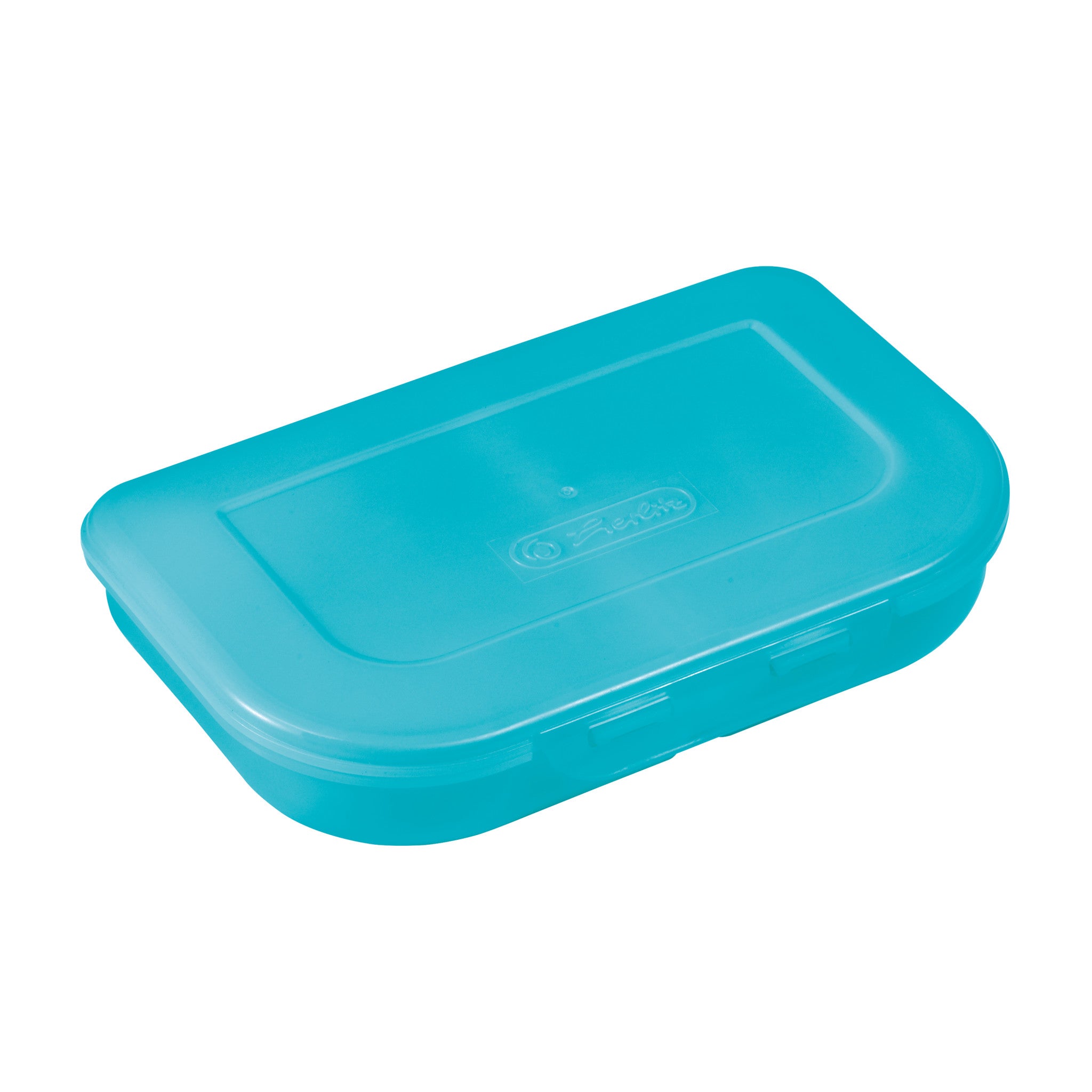 Herlitz Lunchbox, 23 × 15,5 × 4 cm, Kunststoff, 2 Fächer, türkis