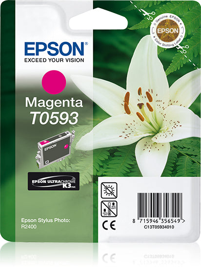 Epson Tintenpatrone T0593, Magenta, 520 Seiten