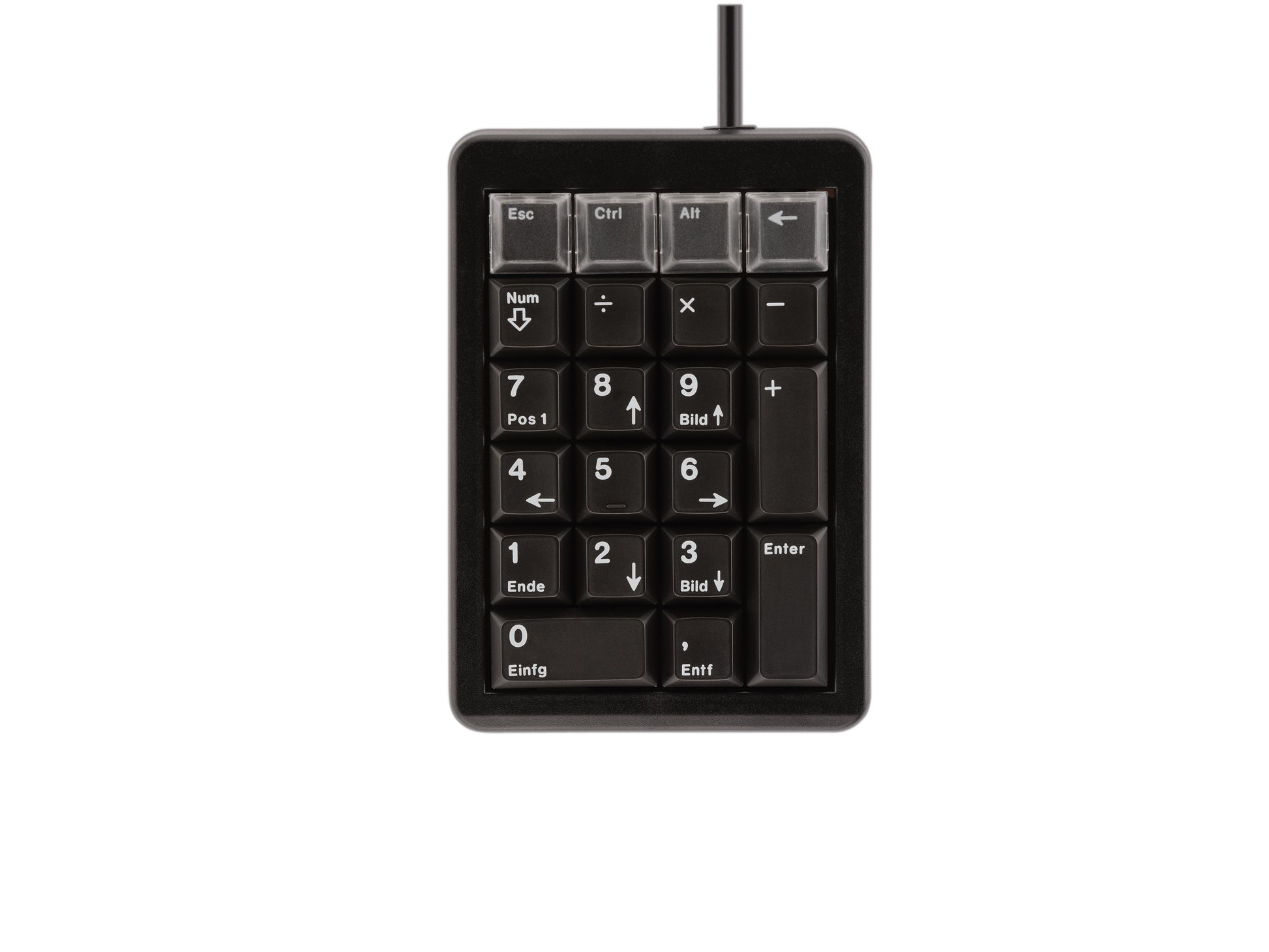 CHERRY G84-4700 – Keypad-Steuerpult – kabelgebunden, USB – 21 Tasten – schwarz